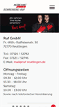 Mobile Screenshot of kuechen-ruf.de